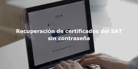 recuperacion de certificados