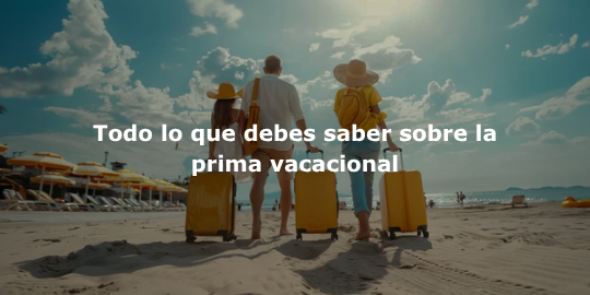 ¿Qué es y cómo se calcula la prima vacacional?