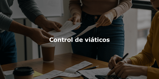 control de viaticos