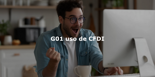 g01 uso de cfdi