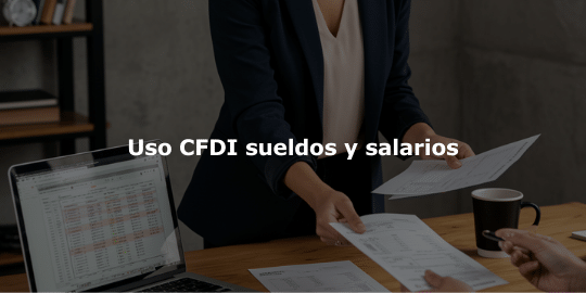 uso cfdi sueldos y salarios
